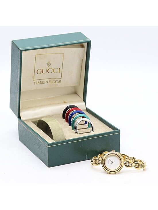 Gucci Accessories - ★SOLD★ Gucci Change Bezel 11 12.2 Quartz White Dial Watch